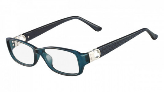 Ferragamo SF2631 Eyeglasses, (416) BLUE PETROL