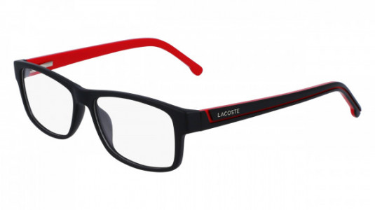 Lacoste L2707 Eyeglasses, (004) MATTE BLACK/RED