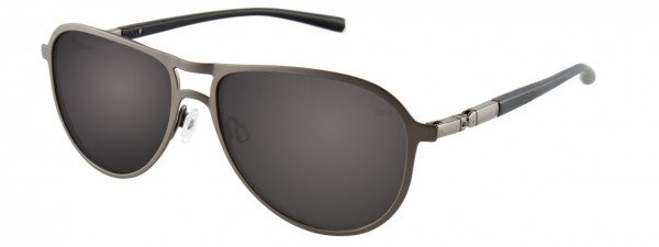 BMW Eyewear B6510 Sunglasses, MATT STEEL AND BLACK