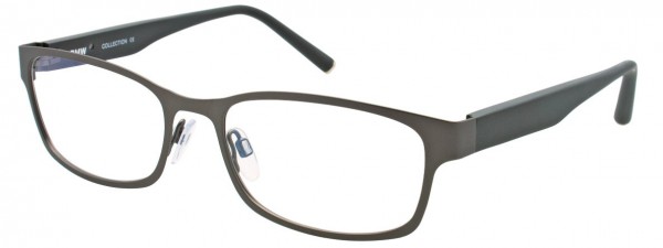 BMW Eyewear B6005 Eyeglasses, MATT DARK STEEL