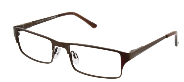 Puriti Titanium 306 Eyeglasses, Brown  Matte