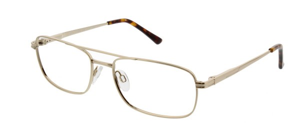 Puriti Titanium 301 Eyeglasses, Gold