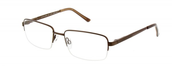 Puriti Titanium 305 Eyeglasses, Brown Matte