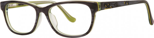 Kensie Flower Eyeglasses, Gray