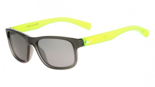 Nike NIKE CHAMP EV0815 Sunglasses, (063) ANTHRACITE/VOLT WITH GREY W/SILVER FLASH  LENS