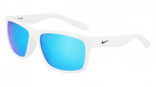 Nike NIKE CRUISER MI EV0834 Sunglasses, (100) WHITE/GREY/BLUE MIRROR