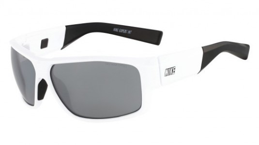 Nike NIKE EXPERT INT EV0766 Sunglasses, 179 WH/BLK/VOLT/GRY SIL FLA