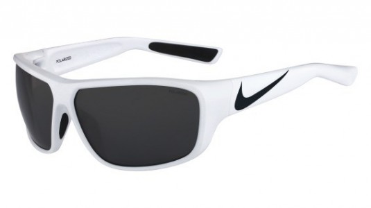 Nike NIKE MERCURIAL 8.0 P EV0782 Sunglasses, (104) WHTE/BLACK/GREY MAX POL LENS
