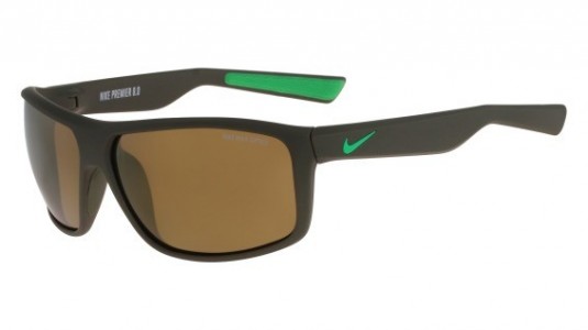 Nike NIKE PREMIER 8.0 R EV0794 Sunglasses, (303) MT CRGO KHAKI/SPRGLF/BRWN BROZ
