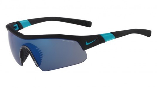 Nike SHOW X1 PRO R EV0804 Sunglasses, 093 MATT BLK/TRBO GRN/GRYW/SKY BLU