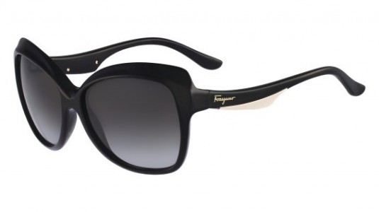 Ferragamo SF706S Sunglasses, 001 BLACK