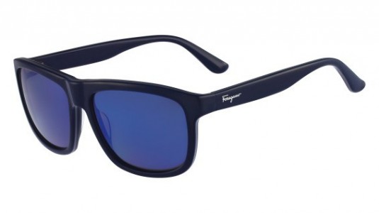 Ferragamo SF710S Sunglasses, (418) BLUE/AZURE