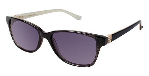Ann Taylor AT506 Sunglasses, C01 Grey Fade/Black