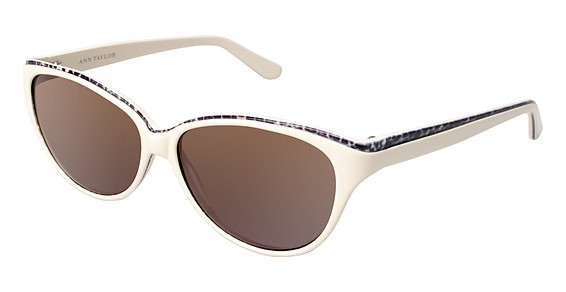 Ann Taylor AT505 Sunglasses, C03 Cream/Leopard