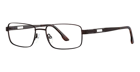 Bulova Lindos Eyeglasses, Dark Brown