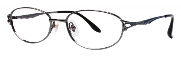 Seiko Titanium T3024 Eyeglasses, 292 Pure Gun Metal