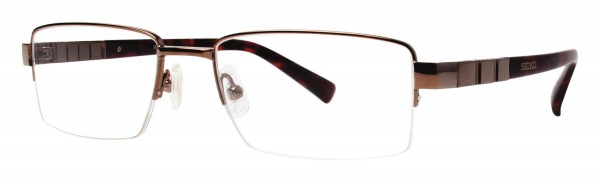 Seiko Titanium T1060 Eyeglasses, J08 IP Soft Brown