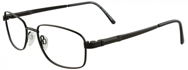 EasyClip SF110 Eyeglasses, SATIN BLACK