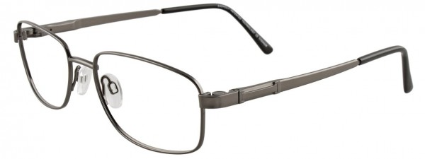 EasyClip SF110 Eyeglasses, SATIN DARK GREY