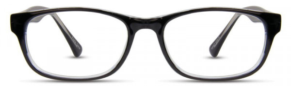 Elements EL-168 Eyeglasses, 1 - Black / Crystal