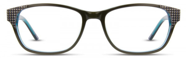 Cinzia Designs CIN-5026 Eyeglasses, 1 - Olive / Teal