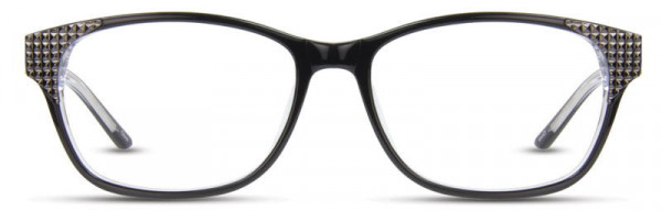 Cinzia Designs CIN-5026 Eyeglasses, 2 - Black / Crystal