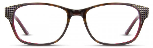 Cinzia Designs CIN-5026 Eyeglasses, 3 - Tortoise / Raspberry
