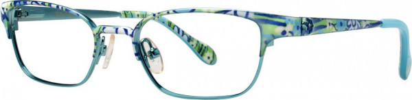 Lilly Pulitzer Girls Tully Eyeglasses, Aqua