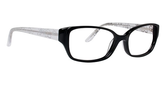 Badgley Mischka Lucette Eyeglasses, BLK Black