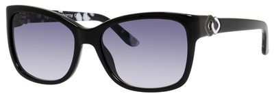 Liz Claiborne Liz Claiborne 559/S Sunglasses, 0807(AM) Black White