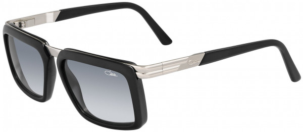 Cazal Cazal 6006/3 Sunglasses, 003-Mat Black-Silver/Grey Gradient lenses