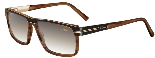 Cazal Cazal 6007/3 Sunglasses, 002 Brown-Gold/Brown Gradient Lenses