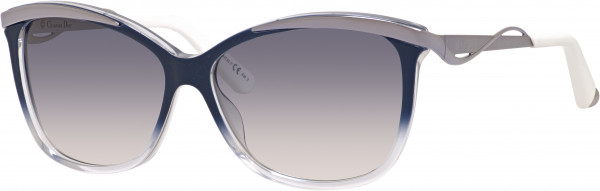 Christian Dior Diormetaleyes 2 Sunglasses, 0HPX Blue Crystal Bl