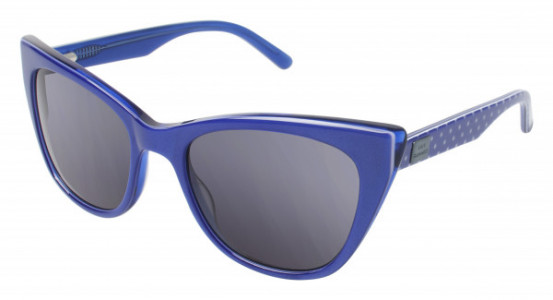 Lulu Guinness L113 Sunglasses, Blue (BLU)