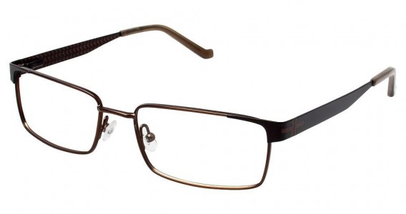 Ted Baker B334 Eyeglasses, Brown/Dark Brown (BRN)