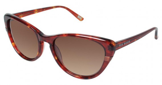 Ted Baker B570 Sunglasses, Red Tortoise (RED)
