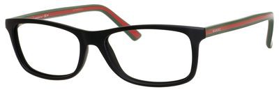 Gucci Gucci 1071 Eyeglasses, 0R39(00) Black Green Red