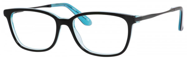 Safilo Emozioni EM 4044 Eyeglasses, 0SJW BLACK TURQ PALL