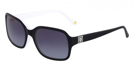 Anne Klein AK7019 Sunglasses, 001 Black