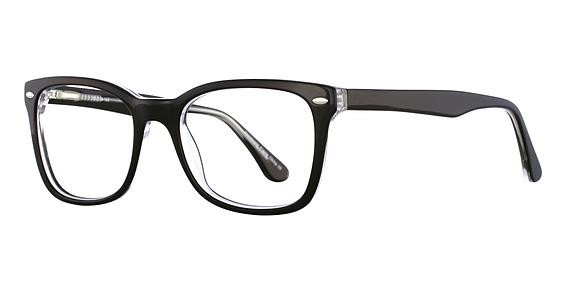 Elan 3008 Eyeglasses, Black/Crystal