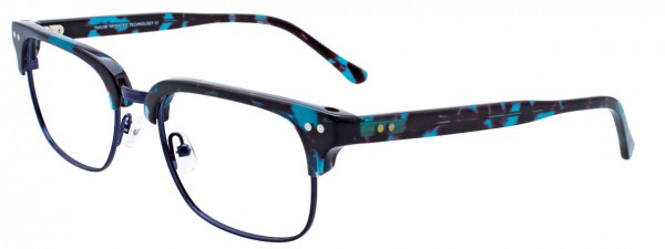 Takumi TK959 Eyeglasses, BLUE TORTOISE AND DARK BLUE