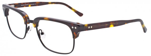 Takumi TK959 Eyeglasses, DEMI AMBER AND BLACK