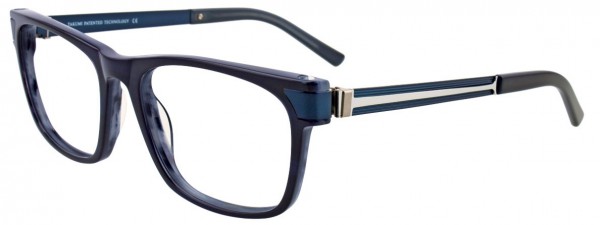 Takumi TK937 Eyeglasses, MARBLED DARK BLUE