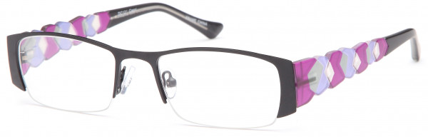 Di Caprio DC121 Eyeglasses, Black