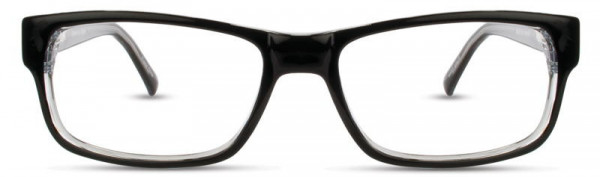 Elements EL-178 Eyeglasses, 3 - Black / Crystal
