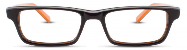 David Benjamin Honor Roll Eyeglasses, 3 - Plum / Gray / Orange