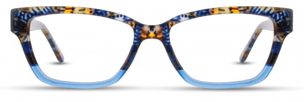 Adin Thomas AT-290 Eyeglasses, 3 - Amber / Blue
