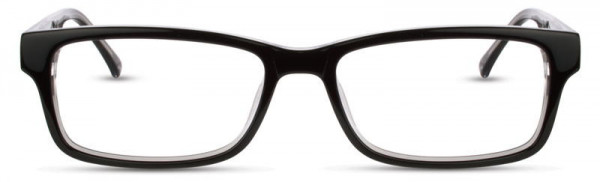 Michael Ryen MR-210 Eyeglasses, 3 - Black / Crystal