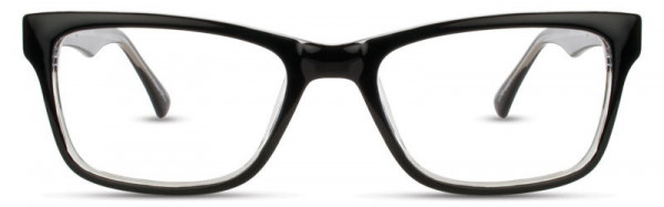 Elements EL-182 Eyeglasses, 3 - Black / Crystal