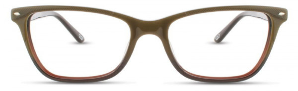 Cinzia Designs CIN-5034 Eyeglasses, 3 - Olive / Chocolate